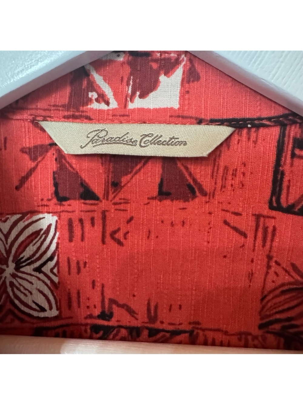 Paradise Collection, 100% washable silk, Hibiscus floral, Luau, Hawaiian, Large - Picture 2 of 4
